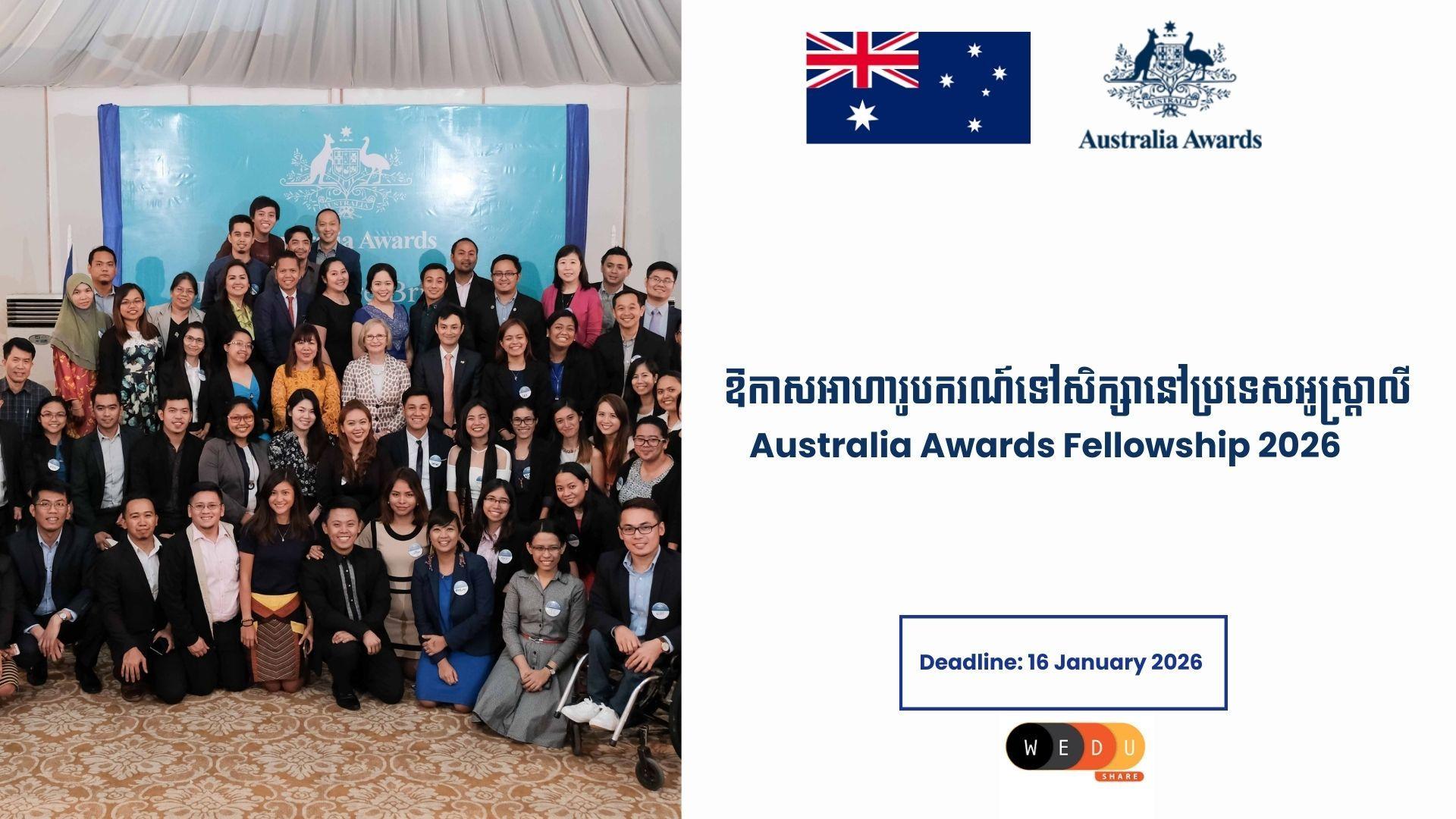 Australia Awards Fellowship 2026