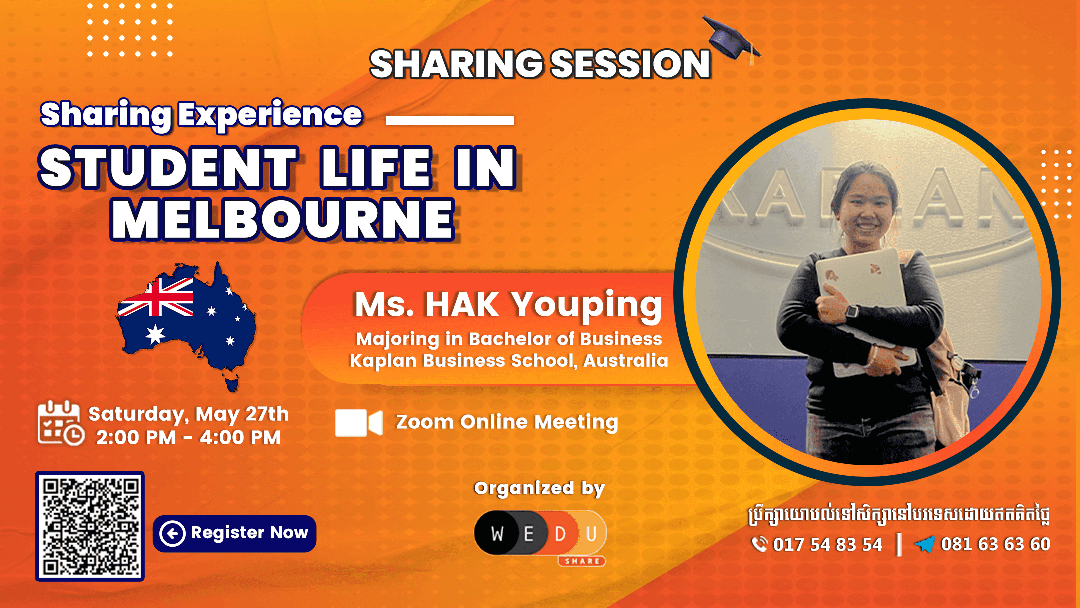 Sharing Experience - Student Life in Melbourne, Australia