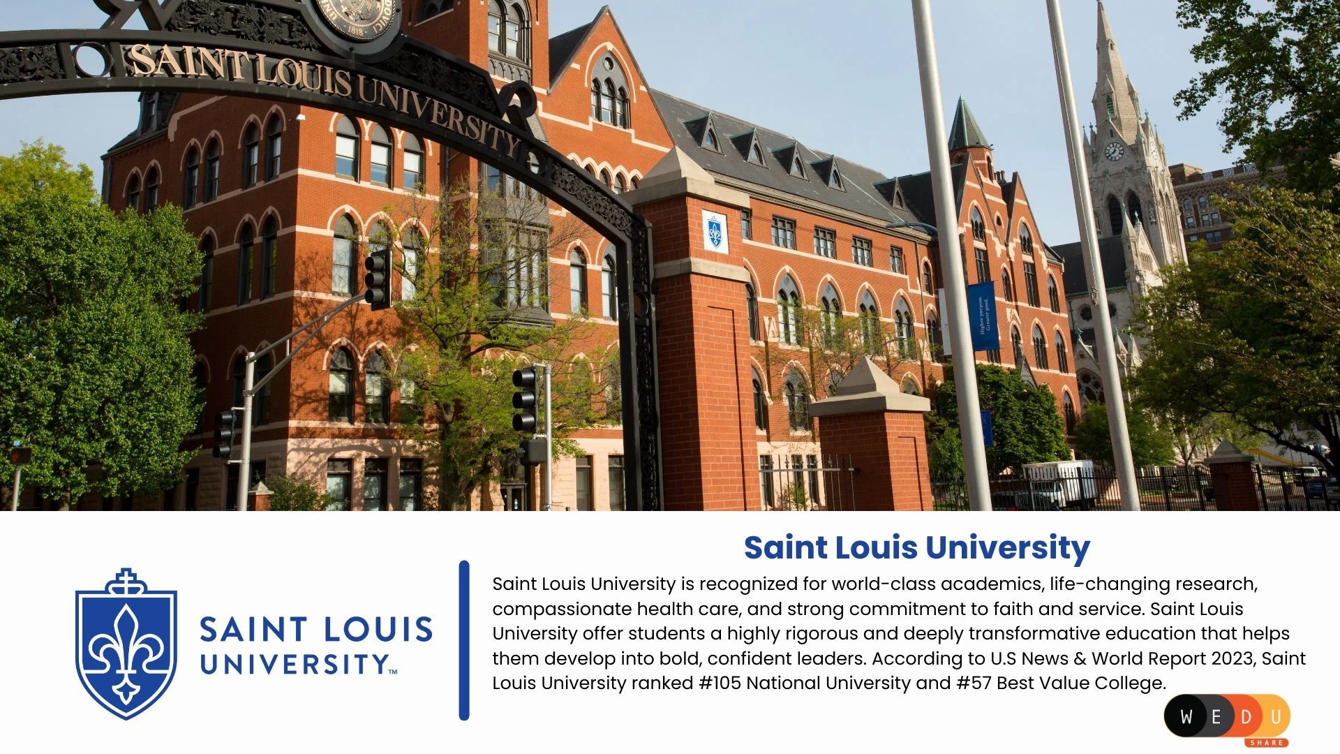 Saint Louis University | WEduShare