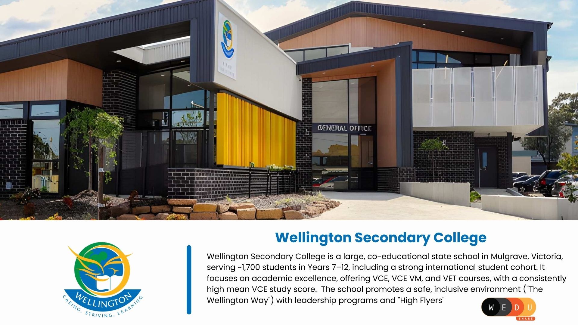 Wellington Secondary College | WEduShare